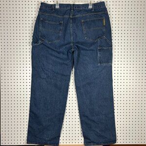 Five Rock Baggy Carpenter Jeans‎ 40x34 Wide Leg 90s Work Wear Skater Grunge Blue